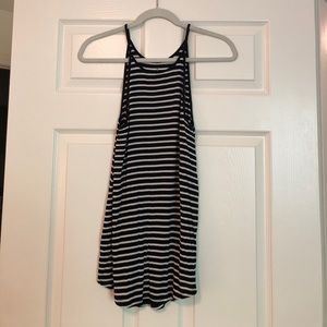 Black and White Striped Tank